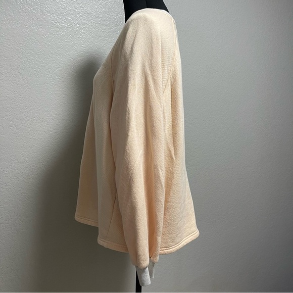 MWL-Madewell Airyterry Colorblock Crewneck Sweater Size 1x - Picture 5 of 8